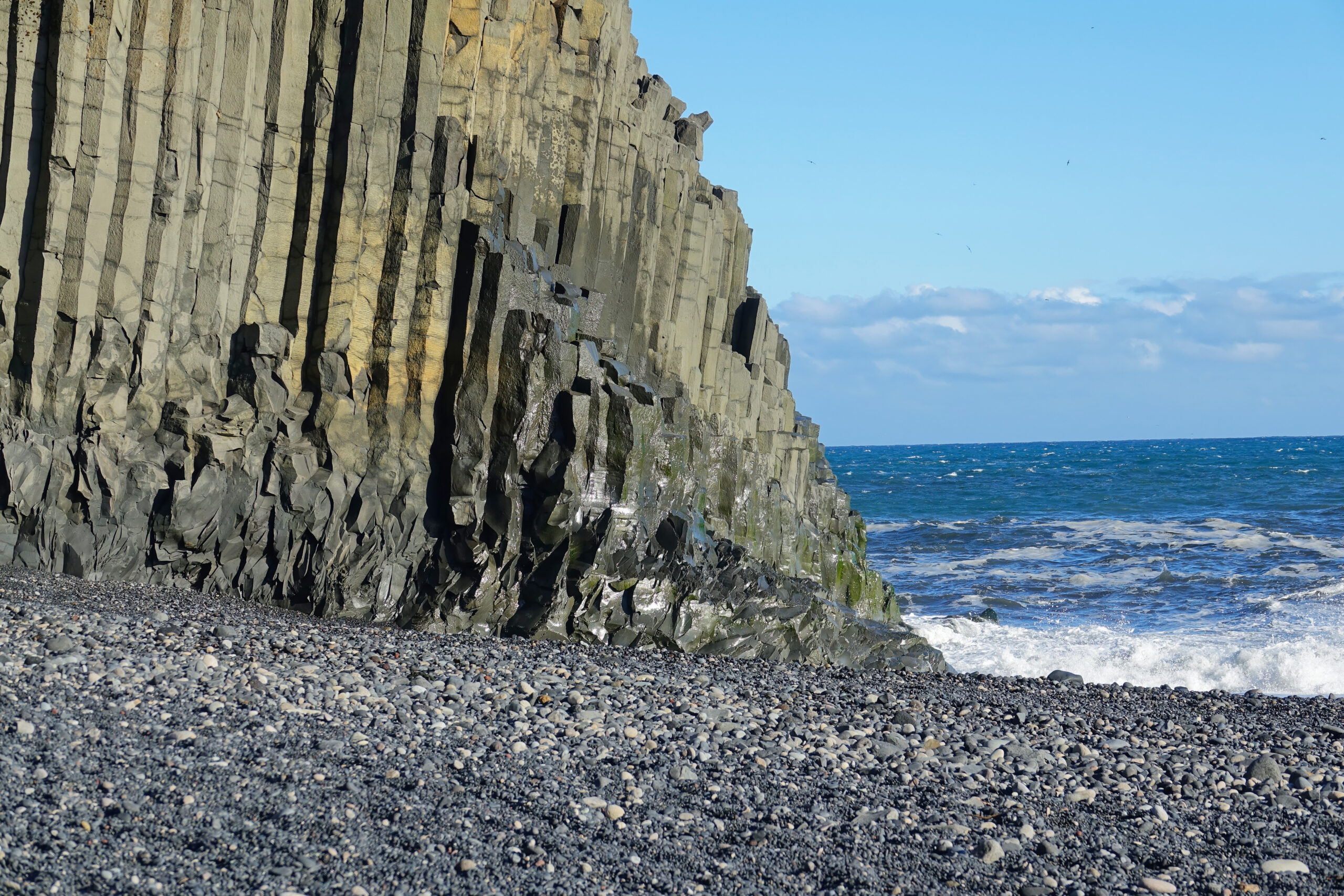 Corinne - plage noire de Reynisfjara-Islande
