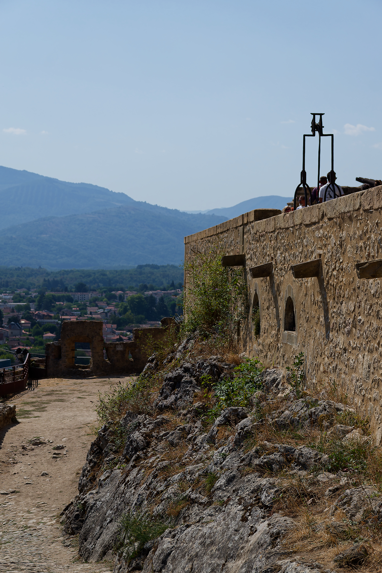 Sergio - remparts du château de Foix