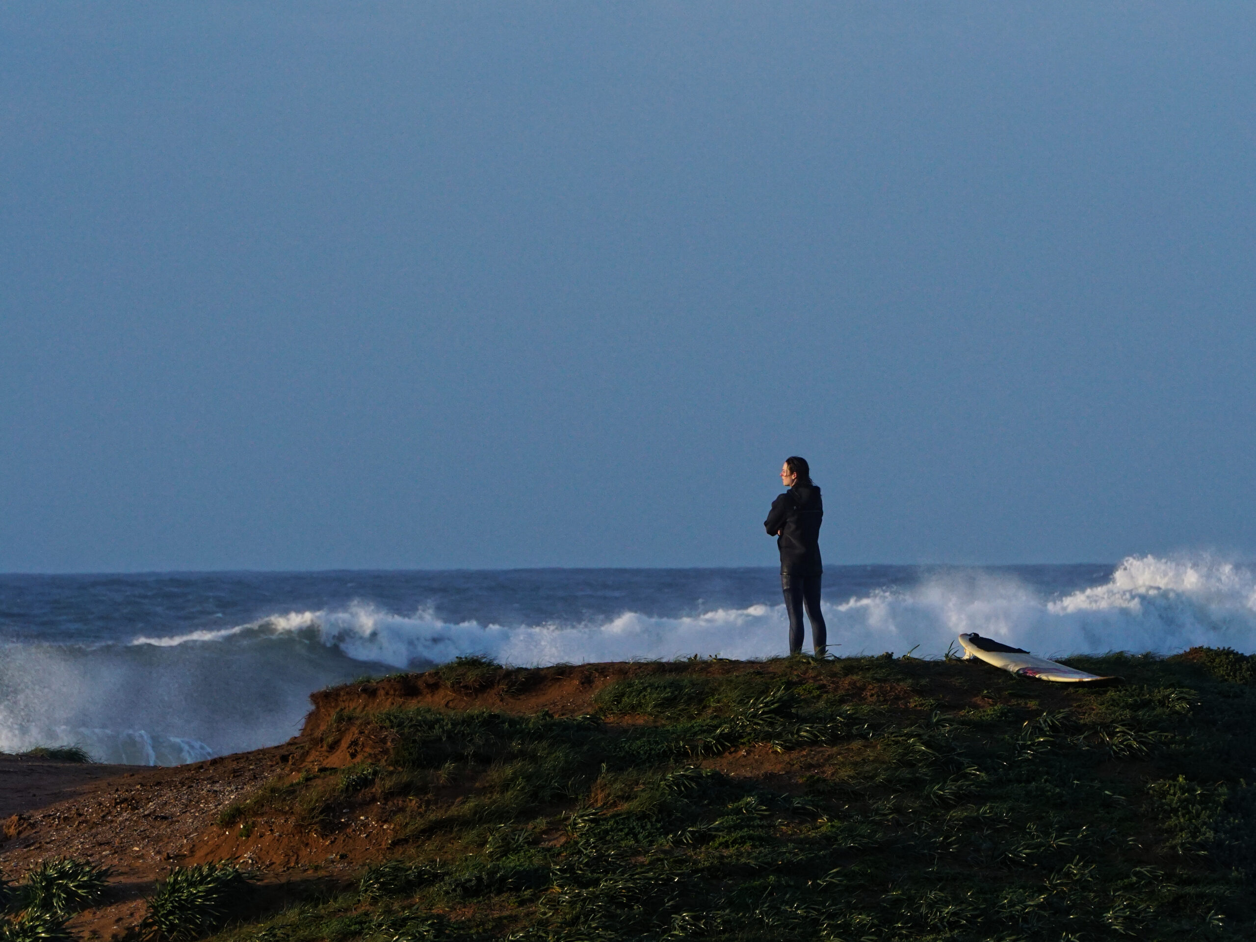 Helene-J-attends la vague