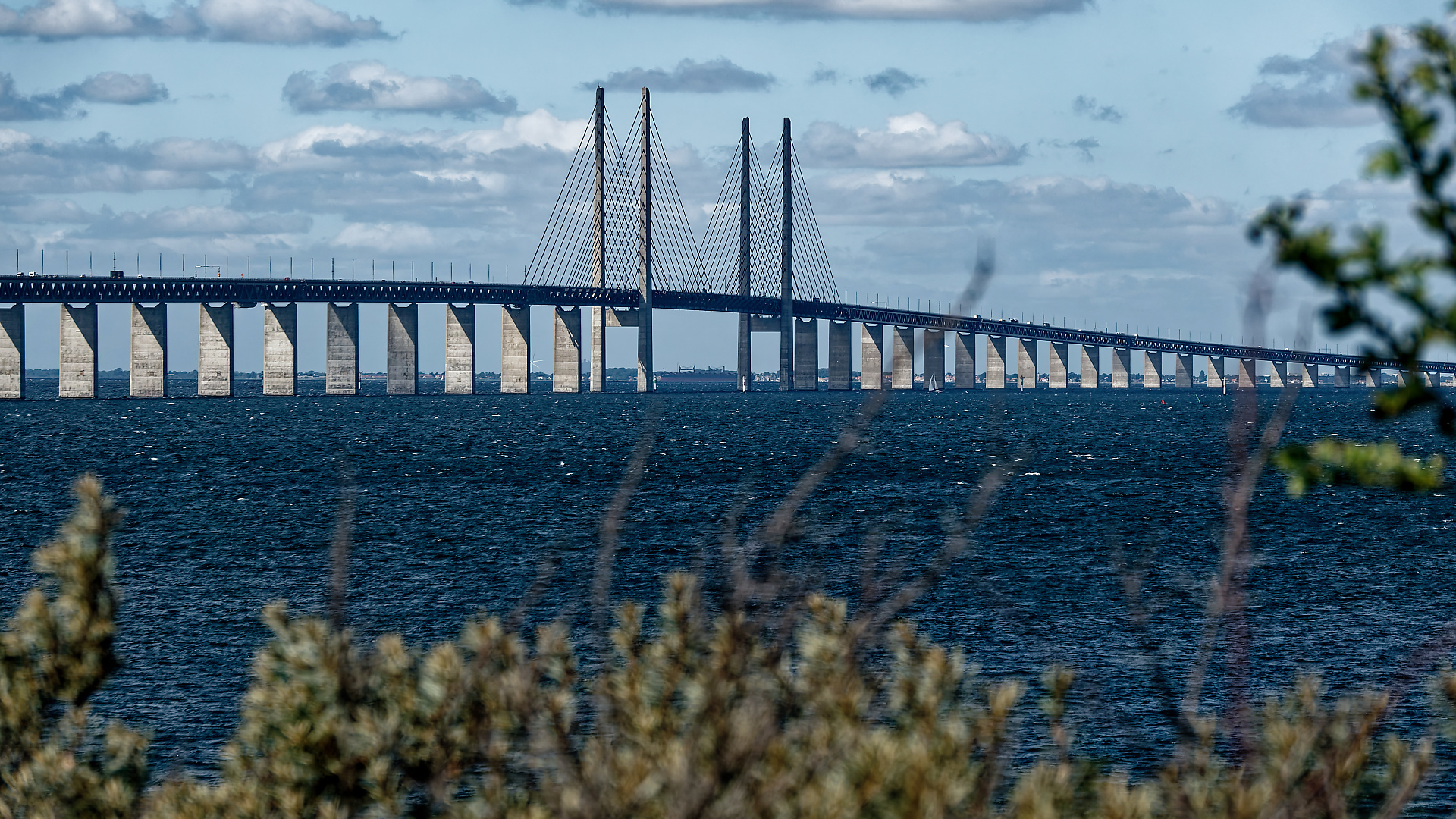 Joël - le pont de l Oresund (Danemark vers Suède)
