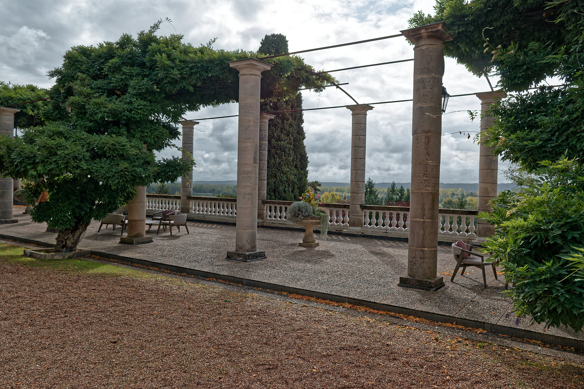Serge - Chateau de Rochecotte11 horizon terrasse Italienne